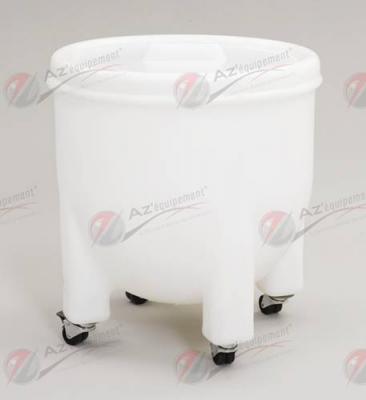 Cuve hémisphérique plastique 117L - bac27668 - Ø 630mm - Hauteur 690mm_0