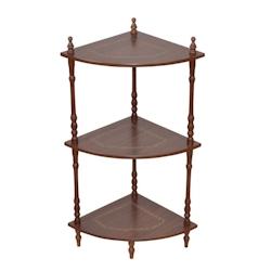 Décoshop26 - Étagère d'angle avec 3 niveaux en bois et MDF 30x30x71cm ETA05002 - 3000329450392_0