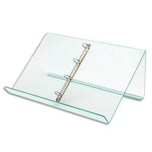 Deflecto pupitre de table avec anneaux amovibles - dimensions : l50 x h21 x p30 cm transparent_0