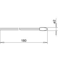 Elément sensible type CTN pour sonde de mesure de température - Référence : FN0001_0