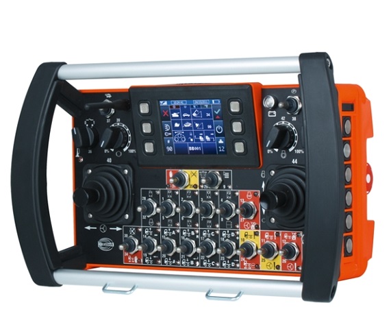 Émetteur Spectrum E - Télécommande radio industrielle avec écran TFT, options avancées et IP65_0