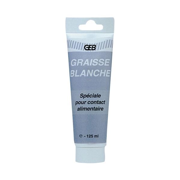 GEB GRAISSE BLANCHE POUR CONTACT ALIMENTAIRE TUBE 125 ML (504920)