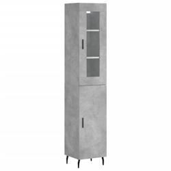 Helloshop26 - Buffet bahut commode armoire meuble de rangement organisateur cuisine salle de séjour salon haut 34,5 x 34 x 180 cm 02_0034278 - 300021_0