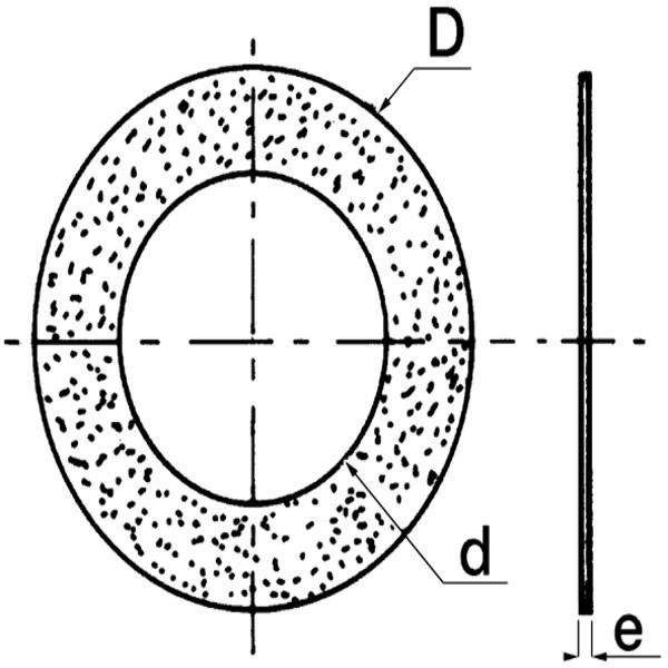 JEU 4 DISQUES DE FRICTION 122X67X3 DIDOT