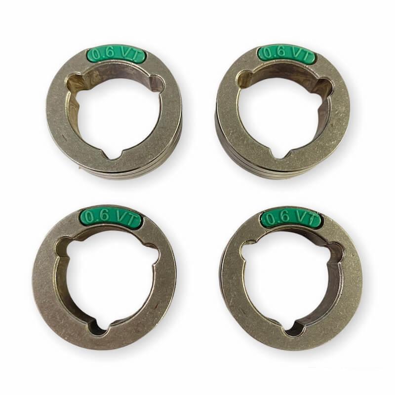 Kit 4 galets Ø0,6/0,8 ACIER/INOX pour Powertec i et Dévidoir Lincoln_0