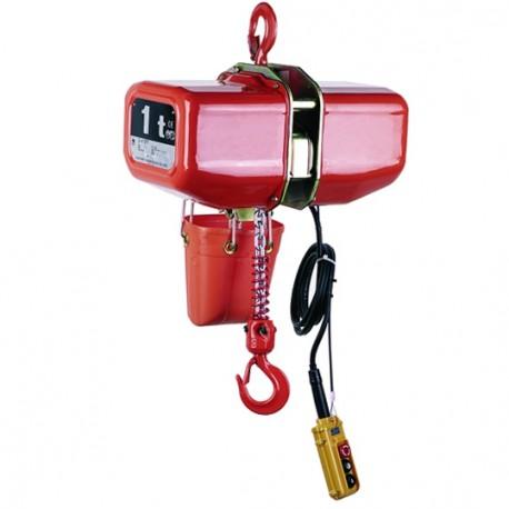 Palan électrique 1T - 380V - Commande 8m - Jusqu'à 40m de chaîne_0