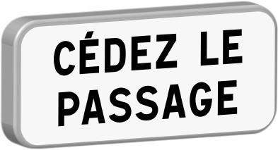 Panonceaux Taliasign M classe 2 Indications Permanentes - PNPTLGLV2M9C-TL04_0