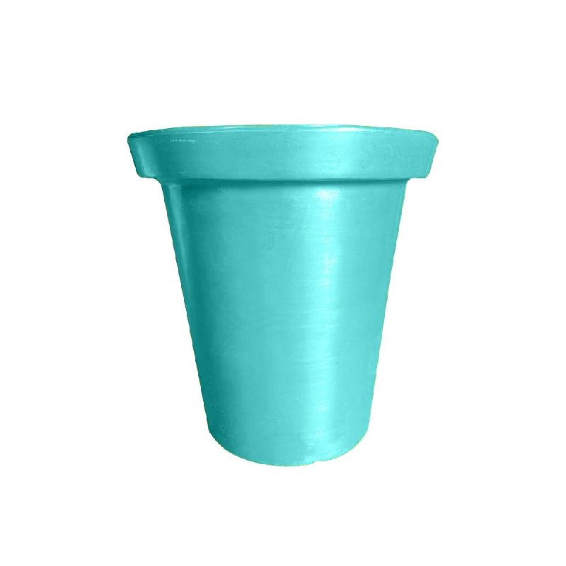 PLAST'UP ROTOMOULAGE Pot de fleurs rond xxl delight 760l - MENTHEFRAICHE - bleu 0750122559770_0