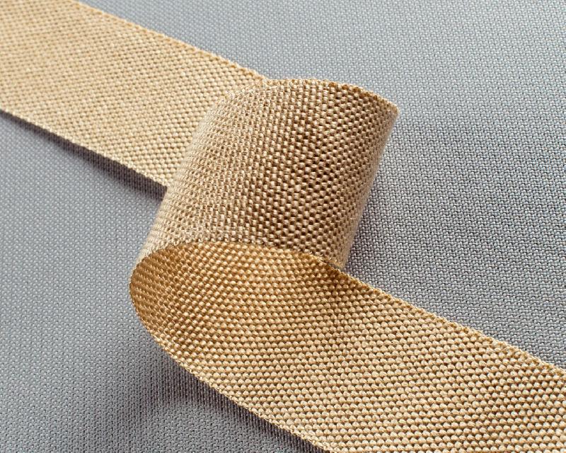 Rubans de verre caramélisé RUBVC 925/75 - fibre de verre, largeur 75 mm, tenue jusqu'à 600°C_0