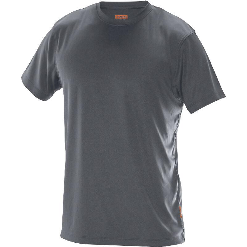 Tee Shirt Manches Longues Col Montant Gris Chiné Thermolactyl