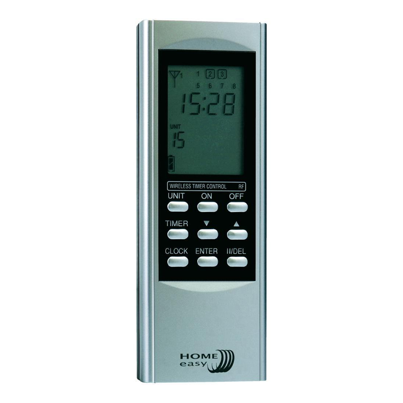 Télécommande programmable 15 canaux HE850 - Émetteur domotique avec minuterie, écran et fonctions de sécurité_0