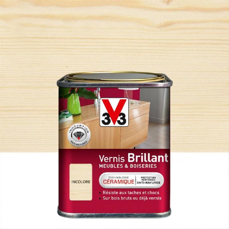Vernis meuble et objet V33 - incolore brillant - 0.25L_0