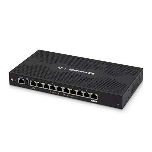 UBIQUITI - ER-10X EdgeRouter 10 ports Gigabit avec PoE - Processeur 880 MHz - Métallique - Certifications CE, FCC, IC_0