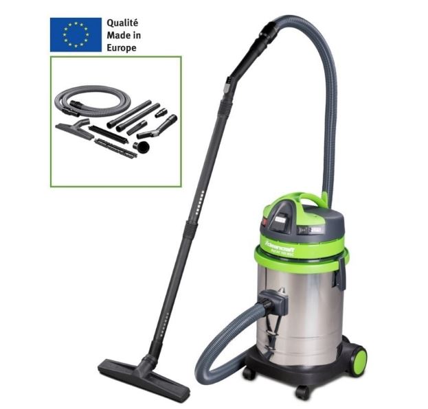 Aspirateur d'atelier Cleancraft dryCAT 133 IRSC - 7002135 - Cuve inox 33L - 1 kW - Fonctionnement silencieux_0