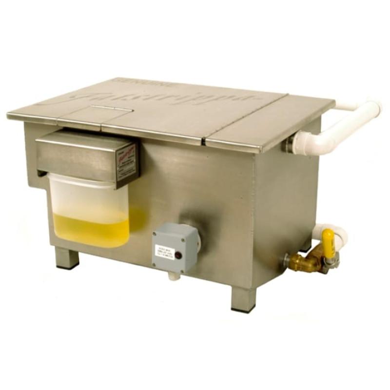 Delho - Bac séparateur de graisses automatique, 110 couverts/jour, en acier inoxydable 304L - Efficacité 90%_0