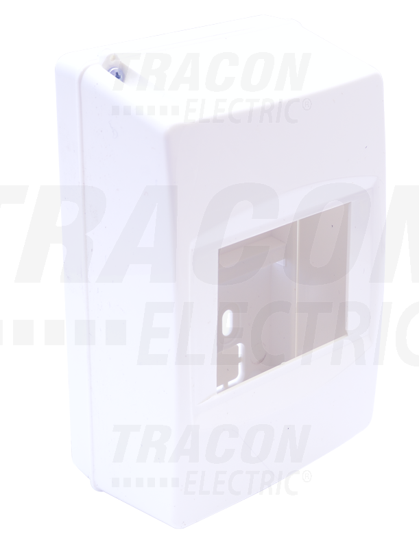 Boîte de distribution en saillie - plombable 1×4 modul - IP40 - dimensions 150×84×68mm_0