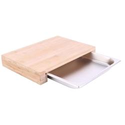 Cook Concept planche à découper en bambou avec tiroir intégré 38 x 26 cm - 3664944181699_0