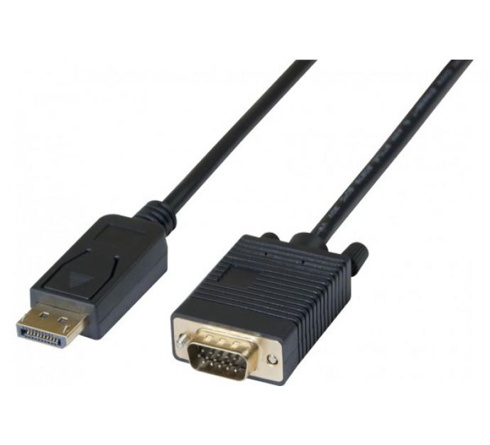 Câble DisplayPort 1.1 vers VGA - 3m - Noir - Référence 128214_0