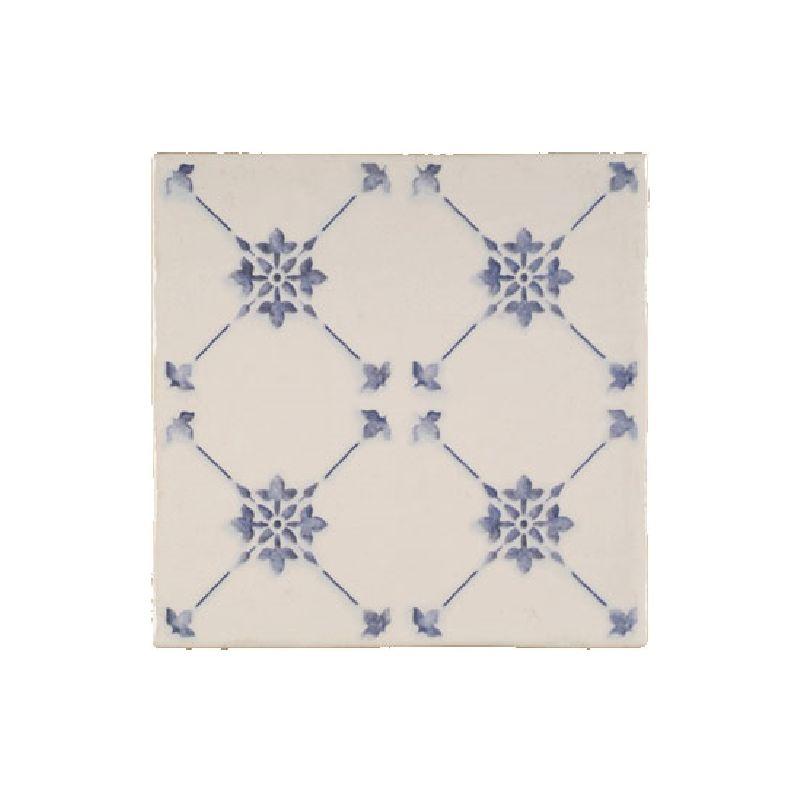 FAIENCE IMITATION CIMENT BLEU ET BLANC CASSÉ 20X20 CM ALCAZAR - 1M² - VIVES AZULEJOS Y GRES