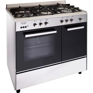 GLEM - CUISINIÈRE GAZ CENTRE DE CUISSON 90CM BUTANETTE CATALYSE ALPHA GA9PCGIX (GA 9 PCGIX) INOX_0