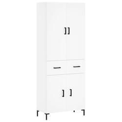 Helloshop26 - Buffet bahut commode armoire meuble de rangement organisateur cuisine salle de séjour salon haut 69,5 x 34 x 180 cm 02_0032583 - 300021_0