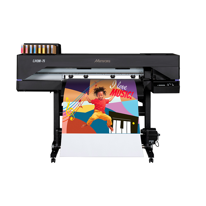 Imprimante grand format éco-solvant Print & Cut - Mimaki CJV200 Série CJV200-75 | CJV200-130 | CJV200-160 - Jusqu'à 17 m²/heure et encre SS22 sans GBL_0