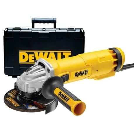 Meuleuse Dewalt diamètre 125mm 1400W avec système anti redémarrage + Système DES* avec coffret, mallette de transport | DWE4237K_0