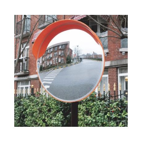 Mi60n - Miroir de sécurité convexe 60cm en polycarbonate anti-casse - Surveillance et angles morts_0