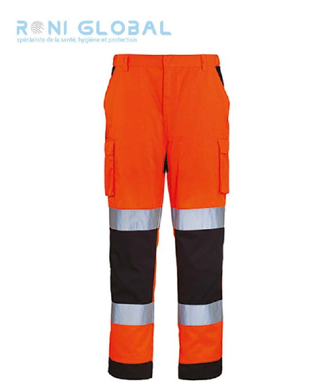 Pantalon de sécurité haute visibilité et antisalissure en coton et polyester - 6 poches - Class 2 - Patrol Coverguard_0