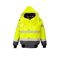 Portwest - Blouson de travail chaud certifié -40°C bicolore HV Jaune / Gris Taille 3XL - XXXL jaune 5036108255887_0