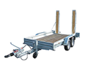 Remorque porte-engins - Hubière - 2 essieux - Charge utile jusqu'à 2,8 tonnes_0