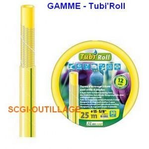 RIBILAND-TUYAU ARROSAGE -25M- TUBI'ROLL GARANTIE 12 ANS