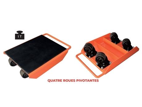 Rouleur avec galets pivotants capacité 1 tonne RGP1004_0