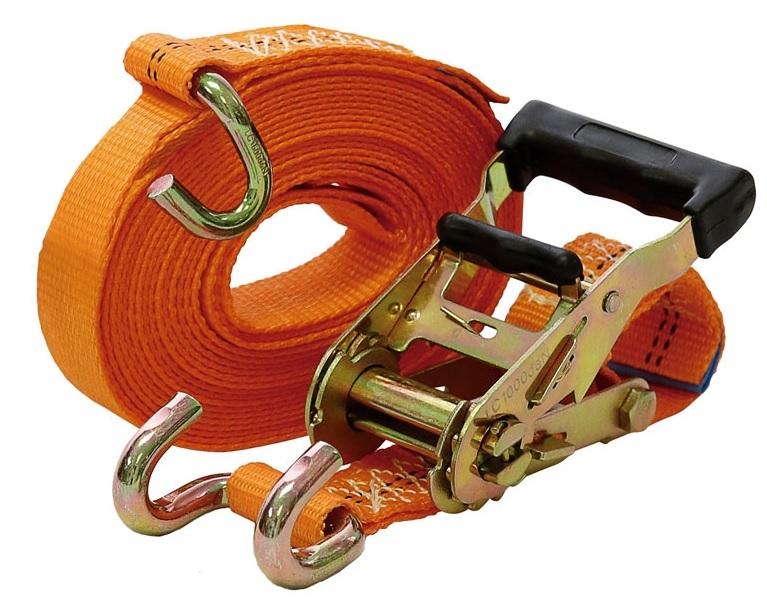 Sangle d'arrimage à crochets bord de rive 2t orange 6 m x 35 mm - MURTRA - np2000/57-6 - 482668_0