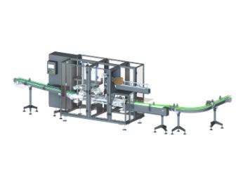 Suremballeuse AMC520 - cadence de 80 packs/min, châssis inox 304L, fourreau carton 5 ou 6 plis_0