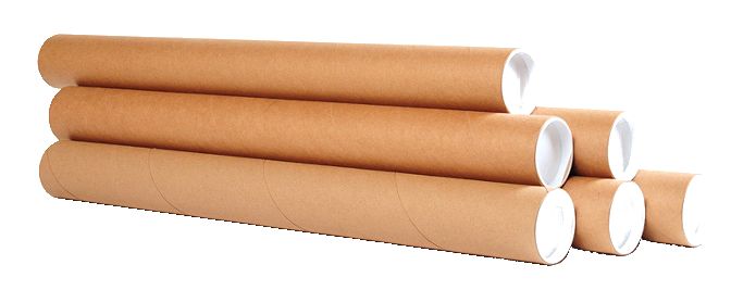 Tube carton rond pour expédition - Protection optimale pour affiches, plans et produits longs - Référence 540200_0