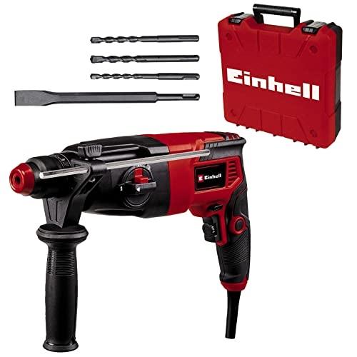 EINHELL Marteau perforateur TC-RH 620 4F Kit - 620 W, mécanisme de frappe pneumatique, force de frappe 2,2 J, accessoires inclus_0