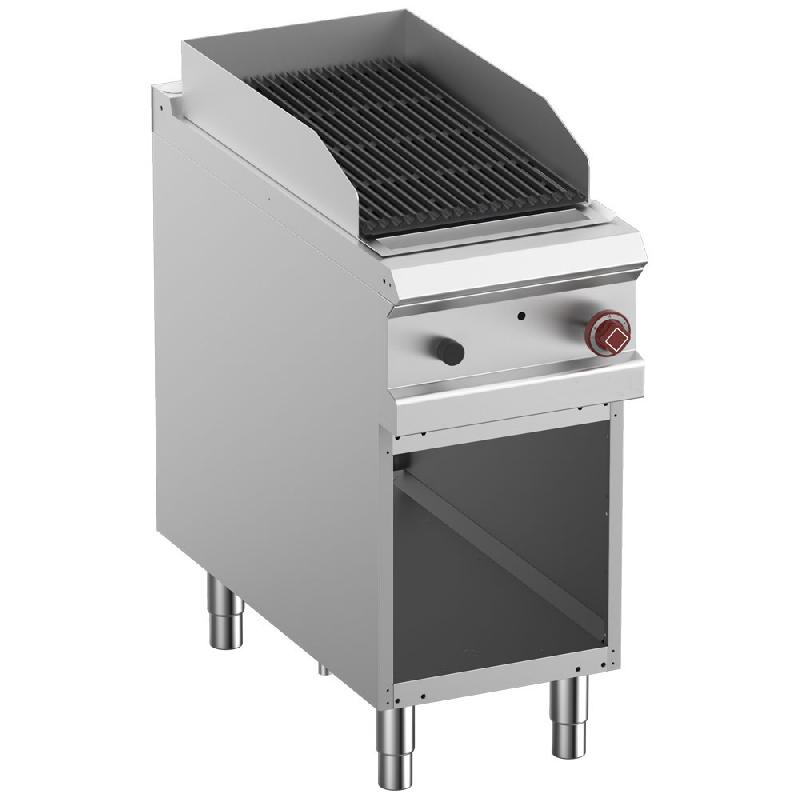 Grill pierre de lave, module 1/2, grille 