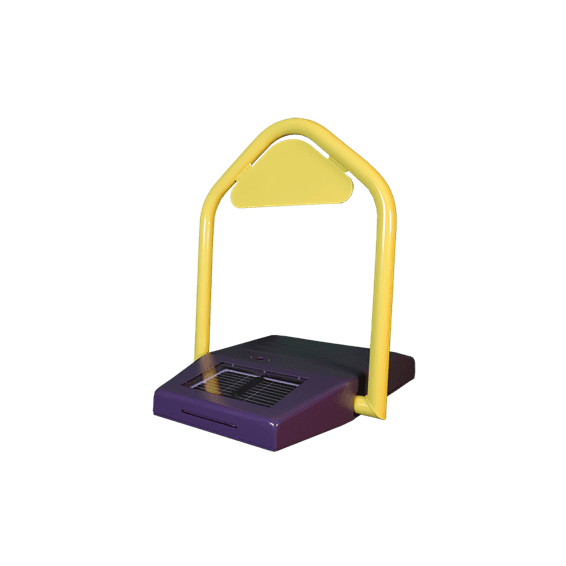 Barrière de parking solaire