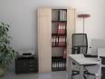 Armoire à rideaux FIT démontable L120xH198 - FactoDesk_0
