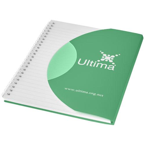 Cahier Curve A6 - 25, 50 ou 100 feuilles vierges - Couverture incurvée en polypropylène_0