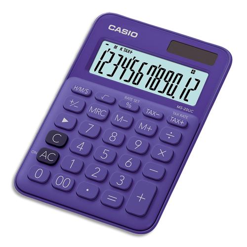 CASIO Calculatrice imprimante portable 12 chiffres HR-8 RCE Blanche