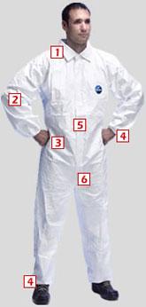 Combinaison de protection Tyvek Industry CCF5 - coutures internes, propriétés antistatiques EN 1149-1_0