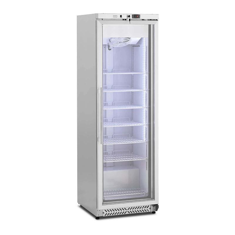 CONGÉLATEUR ARMOIRE 380 LITRES PORTE EN VERRE ARGENT RÉFRIGÉRANT R290 14_0005263_0