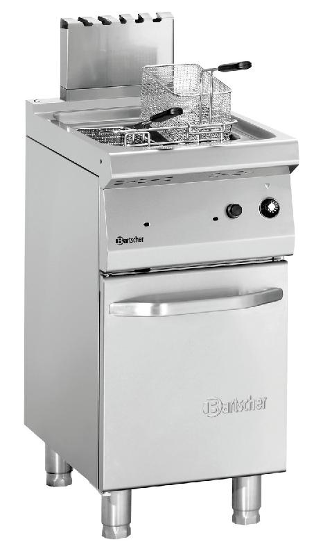 Friteuse gaz Bartscher 700 - Cuve 15L - 2 paniers 3,5L - Acier inoxydable CNS 18/10_0