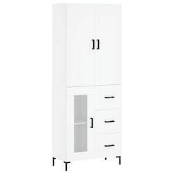 Helloshop26 - Buffet bahut commode armoire meuble de rangement organisateur cuisine salle de séjour salon haut 69,5 x 34 x 180 cm 02_0032584 - 300021_0