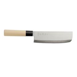 HENDI couteau à légumes Usuba avec manche en bois, longueur 325 mm, noir - noir multi-matériau 845028_0
