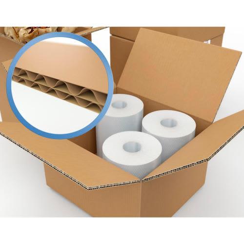 Master'in caisse américaine double cannelure 400 mm x 300 mm x 300 mm_0