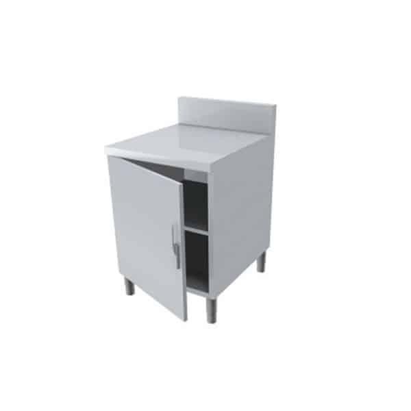 Meuble arrière pour service traditionnel 3 portes battantes P 800 mm (Longueur, mm: 1400)_0