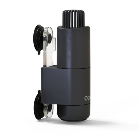 Système d'Aspiration de Lentilles d'Eau - Skimmer Oase CrystalSkim 600 pour Aquariums jusqu'à 600L - Écumeur de Surface Compact_0